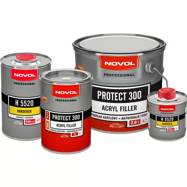 NOVOL Protect 300 MS 4+1 Акриловый грунт, комплект