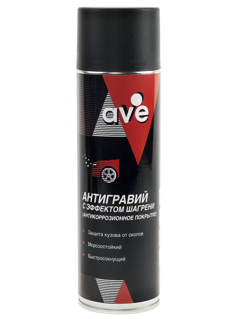 AVE Антигравий черный / спрей 650 мл AVE-970-2, шт